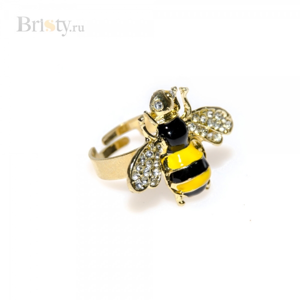 Кольцо с пчелкой