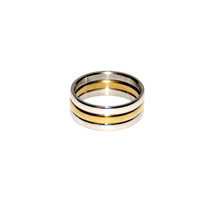 Плоское кольцо из 3 тонких колечек